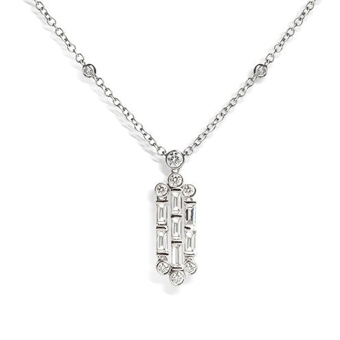 Gatsby Necklace- Large 1.03ct - Hamilton & Lewis Jewellery