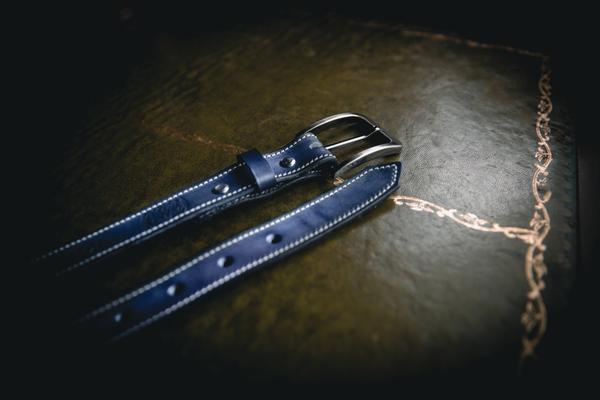 25mm Stitched LADIES Belt - Hamilton & Lewis Jewellery