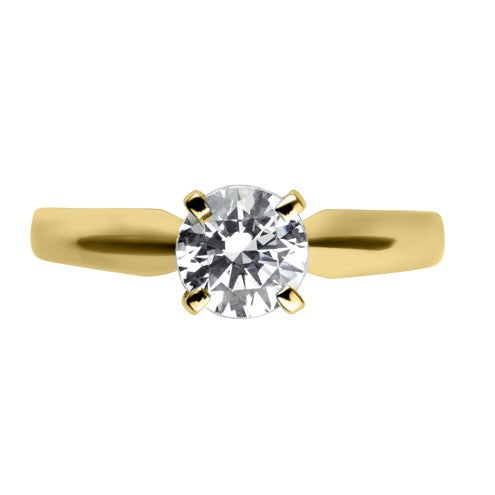 Round Four Claw Solitaire Ring 0.15ct - 1.00ct - Hamilton & Lewis Jewellery