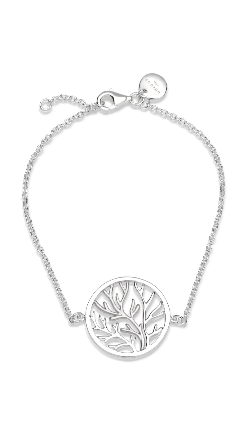 Unique & Co Ladies Sterling Silver Bracelet MBR-546 - Hamilton & Lewis Jewellery