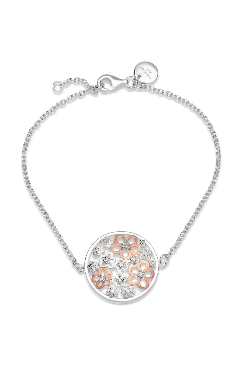Unique & Co Ladies Sterling Silver Bracelet MBR-562 - Hamilton & Lewis Jewellery