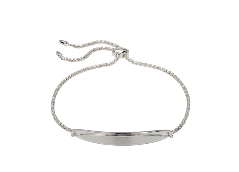 Unique & Co Ladies Sterling Silver Bracelet MBR-590 - Hamilton & Lewis Jewellery