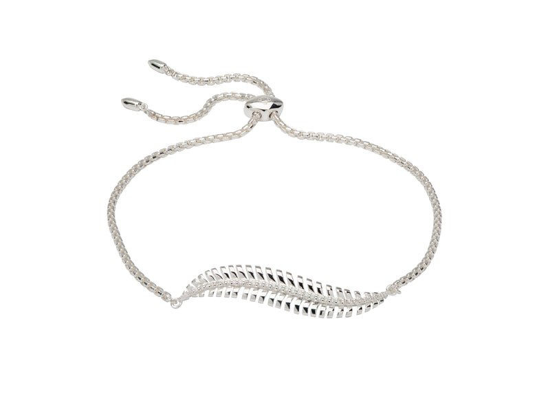 Unique & Co Ladies Sterling Silver Bracelet MBR-595 - Hamilton & Lewis Jewellery