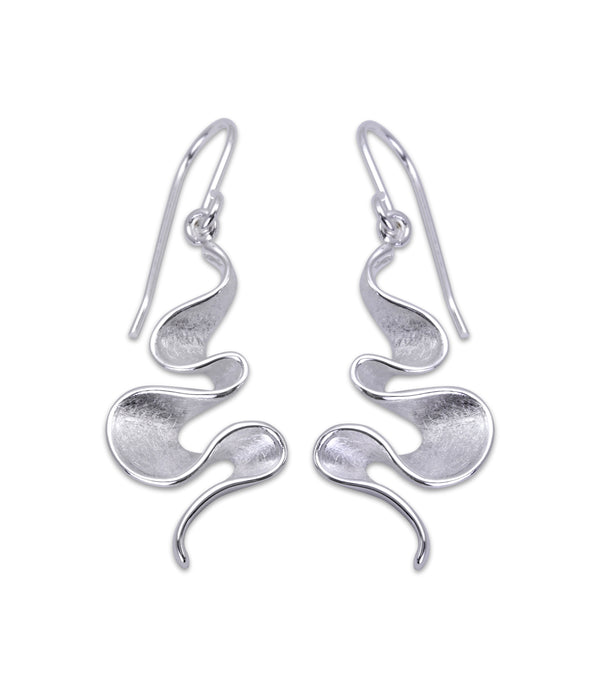 Unique & Co Ladies Sterling Silver Earrings ME-166 - Hamilton & Lewis Jewellery