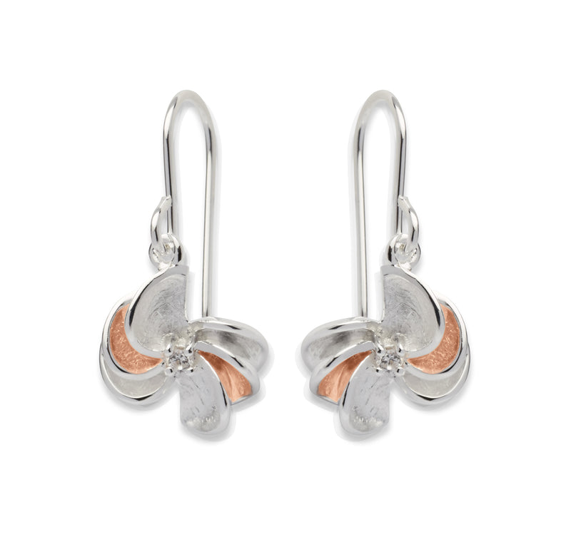 Unique & Co Ladies Sterling Silver Earrings ME-534 - Hamilton & Lewis Jewellery