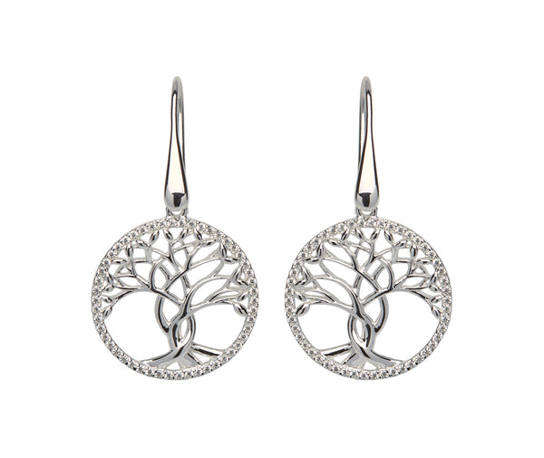 Unique & Co Ladies Sterling Silver Earrings ME-547 - Hamilton & Lewis Jewellery