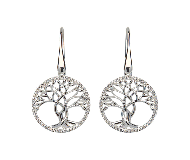 Unique & Co Ladies Sterling Silver Earrings ME-547 - Hamilton & Lewis Jewellery