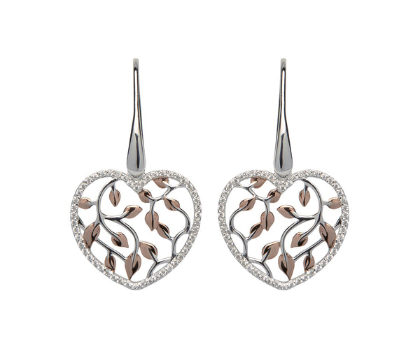 Unique & Co Ladies Sterling Silver Earrings ME-558 - Hamilton & Lewis Jewellery