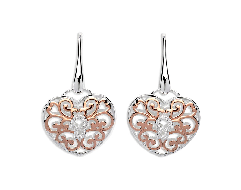 Unique & Co Ladies Sterling Silver Earrings ME-575 - Hamilton & Lewis Jewellery