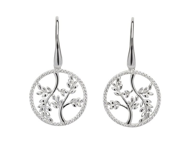 Unique & Co Ladies Sterling Silver Earrings ME-594 - Hamilton & Lewis Jewellery