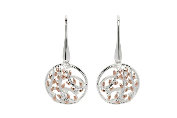 Unique & Co Ladies Sterling Silver Earrings ME-635 - Hamilton & Lewis Jewellery