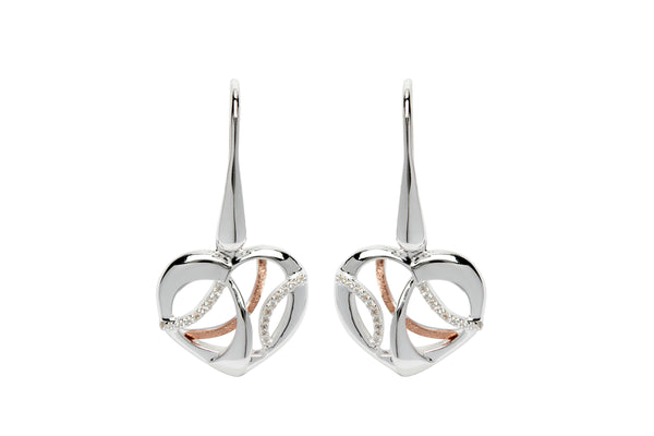 Unique & Co Ladies Sterling Silver Earrings ME-641 - Hamilton & Lewis Jewellery