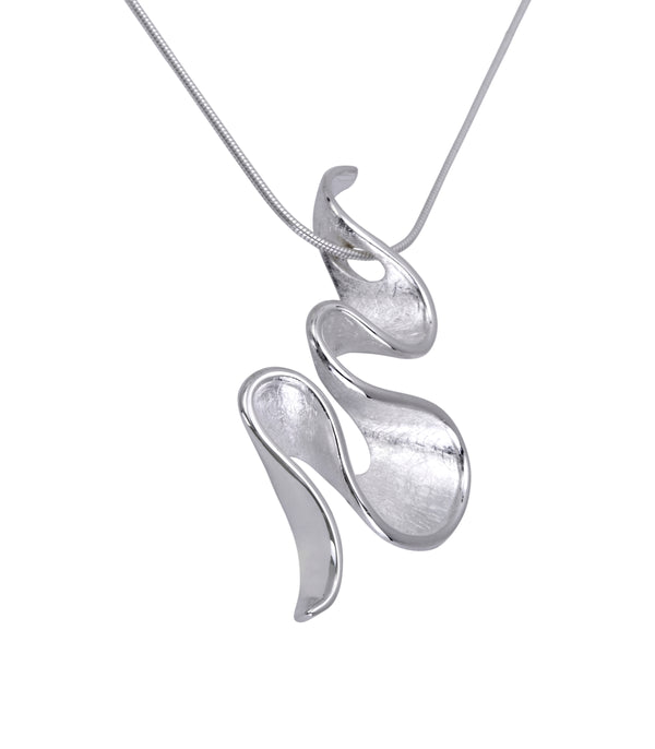 Unique & Co Ladies Sterling Silver Necklace MK-166 - Hamilton & Lewis Jewellery