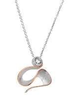 Unique & Co Ladies Sterling Silver Necklace MK-450 - Hamilton & Lewis Jewellery