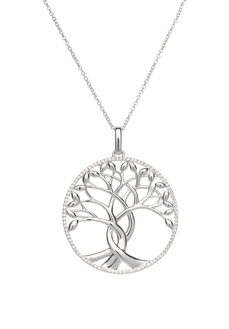 Unique & Co Ladies Sterling Silver Necklace MK-547 - Hamilton & Lewis Jewellery