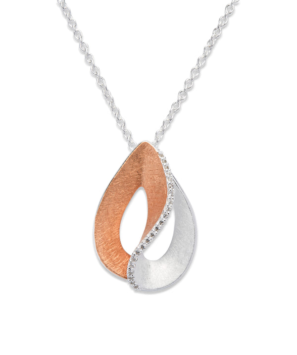 Unique & Co Ladies Sterling Silver Necklace MK-588 - Hamilton & Lewis Jewellery