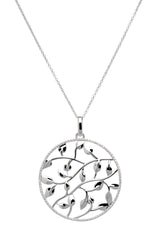 Unique & Co Ladies Sterling Silver Necklace MK-593 - Hamilton & Lewis Jewellery