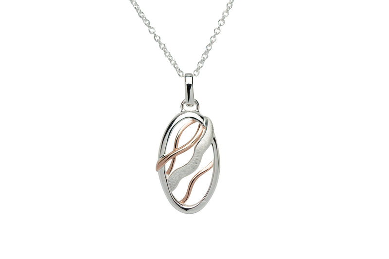 Unique & Co Ladies Sterling Silver Necklace MK-640 - Hamilton & Lewis Jewellery