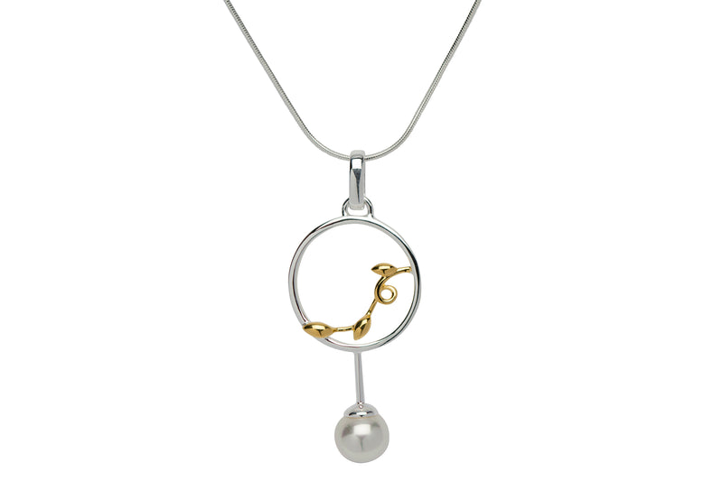 Unique & Co Ladies Sterling Silver Necklace MK-646 - Hamilton & Lewis Jewellery