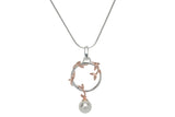 Unique & Co Ladies Sterling Silver Necklace MK-647 - Hamilton & Lewis Jewellery