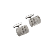 Unique & Co Steel Cufflinks QC-230 - Hamilton & Lewis Jewellery