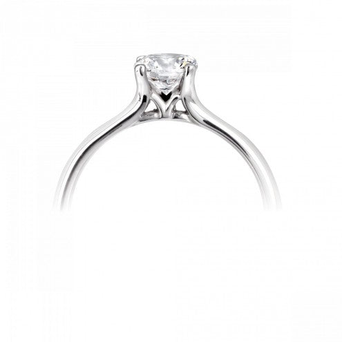 Round Four Claw Solitaire Ring 0.25ct - 1.00ct - Hamilton & Lewis Jewellery