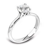 Round Four Claw Solitaire Ring 0.25ct - 1.00ct - Hamilton & Lewis Jewellery