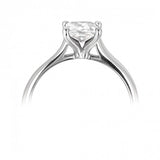 Four Claw Princess Cut Engagement Ring 0.25ct - 1.00ct - Hamilton & Lewis Jewellery