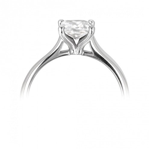 Four Claw Princess Cut Engagement Ring 0.25ct - 1.00ct - Hamilton & Lewis Jewellery