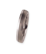 Unique & Co Titanium/Platinum Ring R111 - Hamilton & Lewis Jewellery