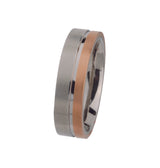 Unique & Co Titanium/Gold Ring R167 - Hamilton & Lewis Jewellery