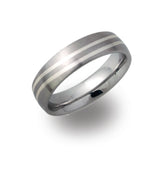 Unique & Co Steel Ring R9094 - Hamilton & Lewis Jewellery