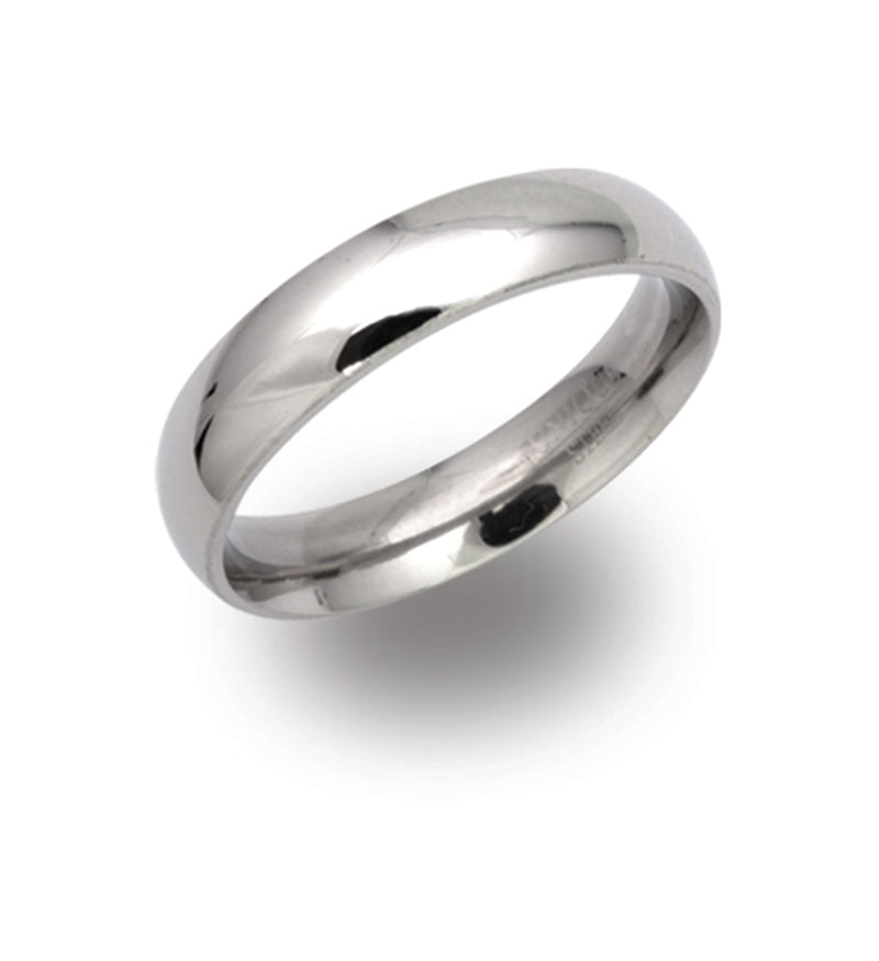 Unique & Co Steel Ring R9104 - Hamilton & Lewis Jewellery