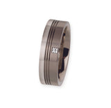 Unique & Co Titanium/Platinum Ring R94 - Hamilton & Lewis Jewellery
