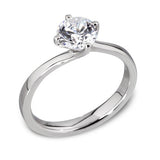 Round Four Claw Solitaire Ring 0.50ct - 1.00ct - Hamilton & Lewis Jewellery