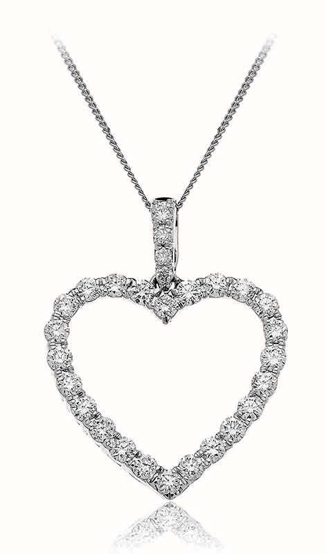 Heart Pendant SP2790 - Hamilton & Lewis Jewellery