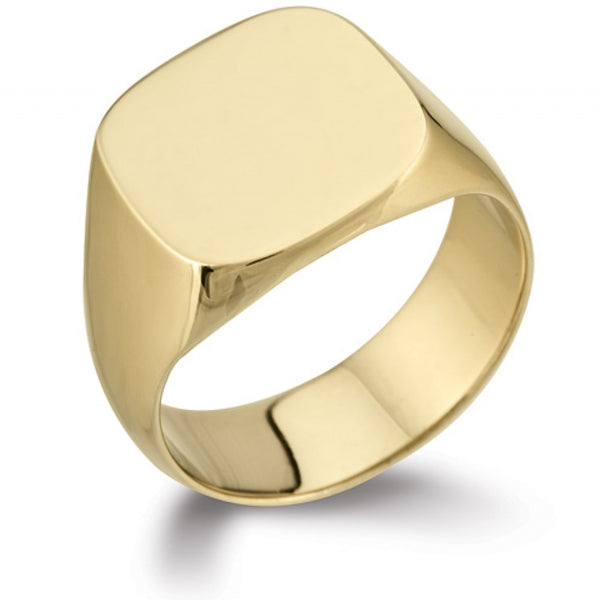 Rounded Square Signet Ring SR5 - Hamilton & Lewis Jewellery