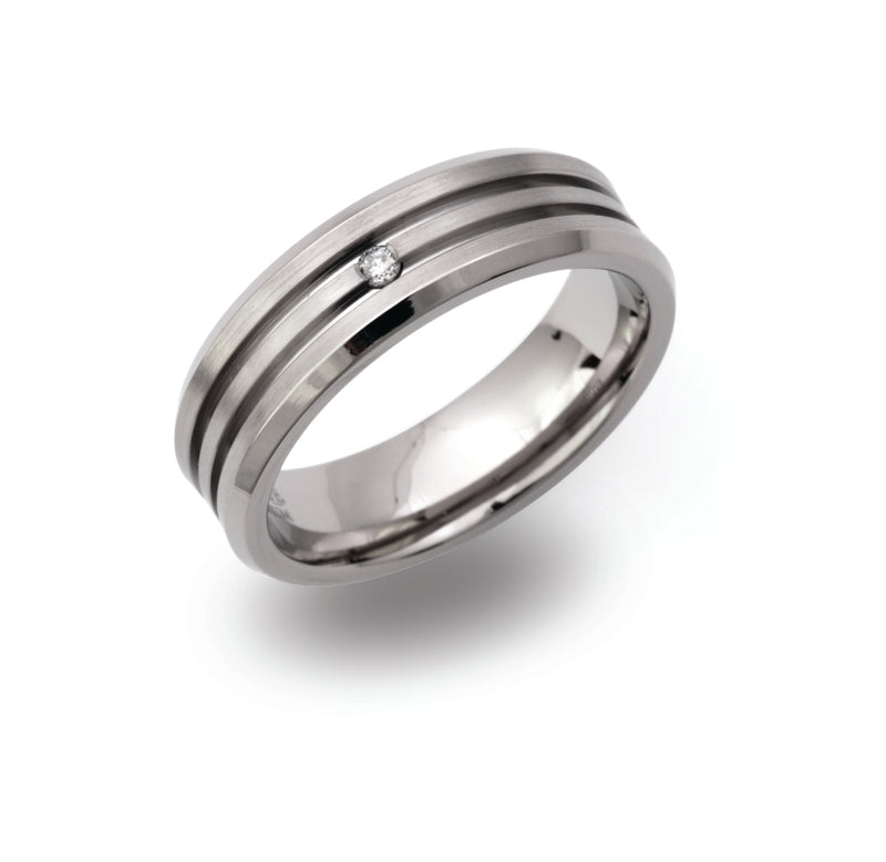 Unique & Co Titanium Ring TR-101 - Hamilton & Lewis Jewellery