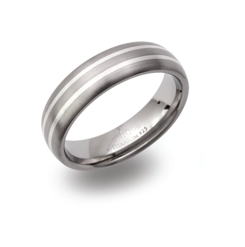 Unique & Co Titanium Ring TR-102 - Hamilton & Lewis Jewellery