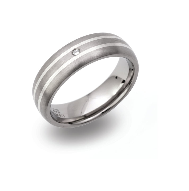 Unique & Co Titanium Ring TR-103 - Hamilton & Lewis Jewellery