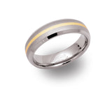 Unique & Co Titanium/Gold Ring TR12 - Hamilton & Lewis Jewellery