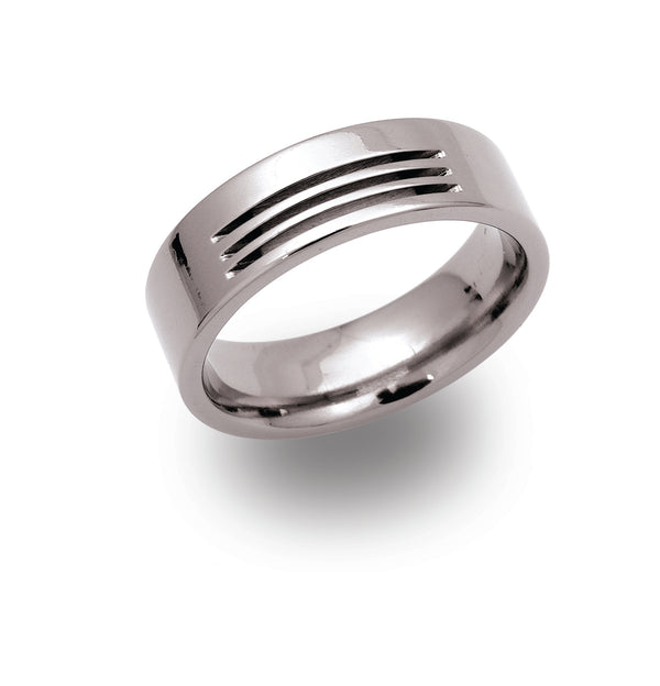 Unique & Co Titanium Ring TR-18 - Hamilton & Lewis Jewellery