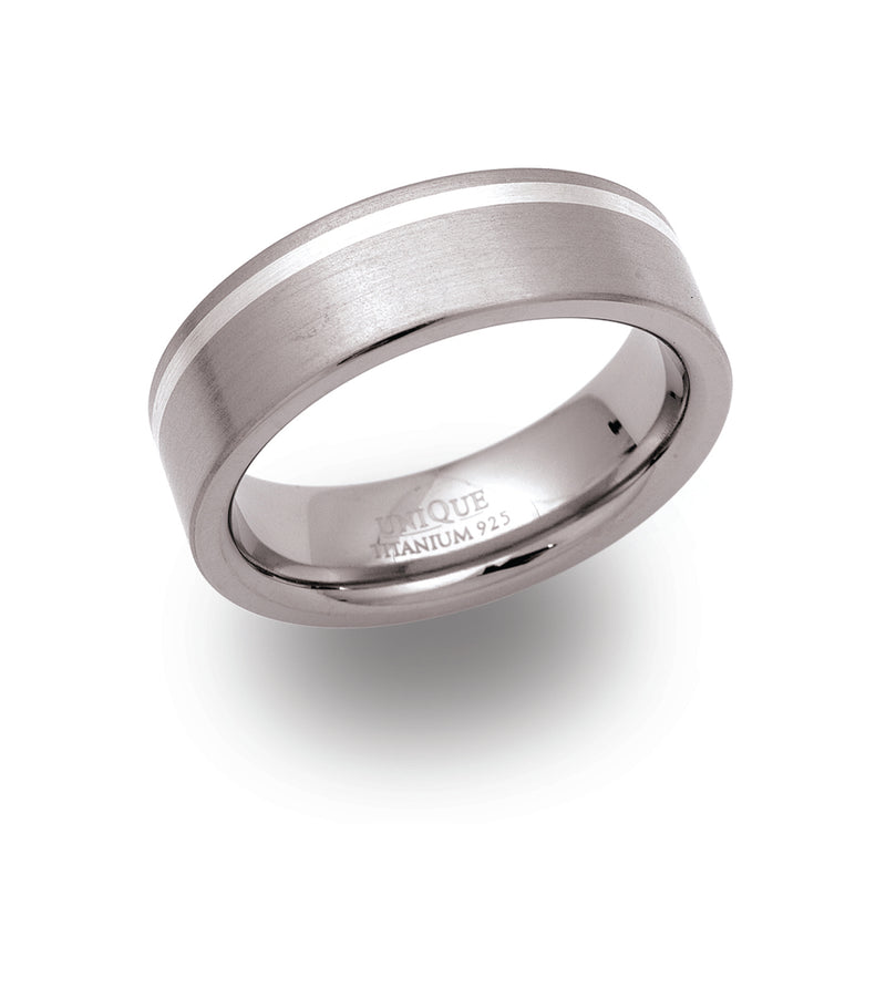 Unique & Co Titanium Ring TR-23 - Hamilton & Lewis Jewellery