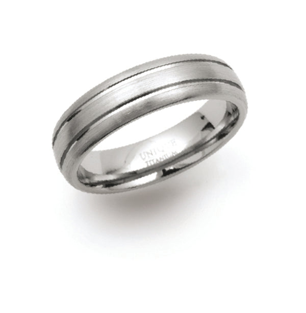 Unique & Co Titanium Ring TR-3 - Hamilton & Lewis Jewellery