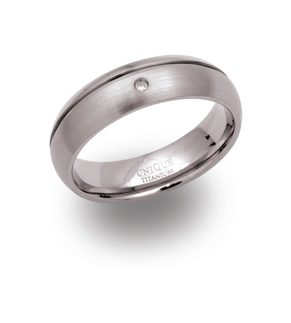 Unique & Co Titanium Ring TR-45 - Hamilton & Lewis Jewellery