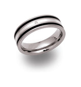 Unique & Co Titanium Ring TR-49 - Hamilton & Lewis Jewellery