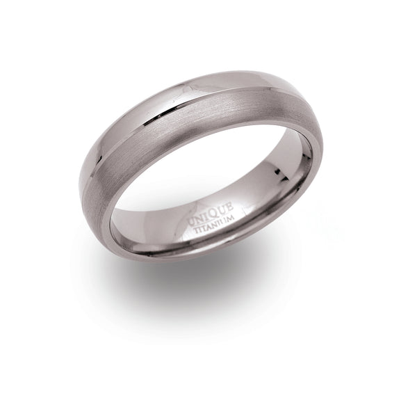 Unique & Co Titanium Ring TR-5 - Hamilton & Lewis Jewellery