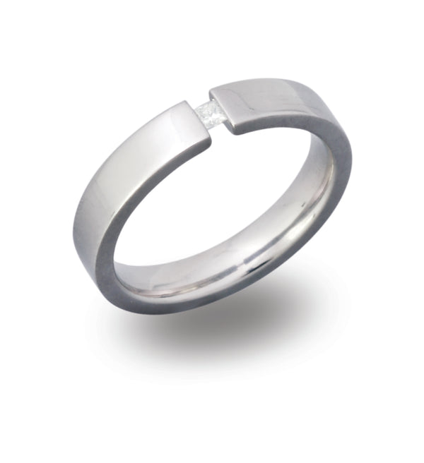 Unique & Co Titanium Ring TR-83 - Hamilton & Lewis Jewellery