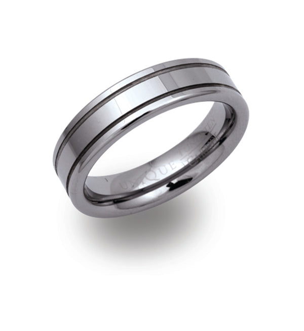 Unique & Co Tungsten Ring TUR-2 - Hamilton & Lewis Jewellery