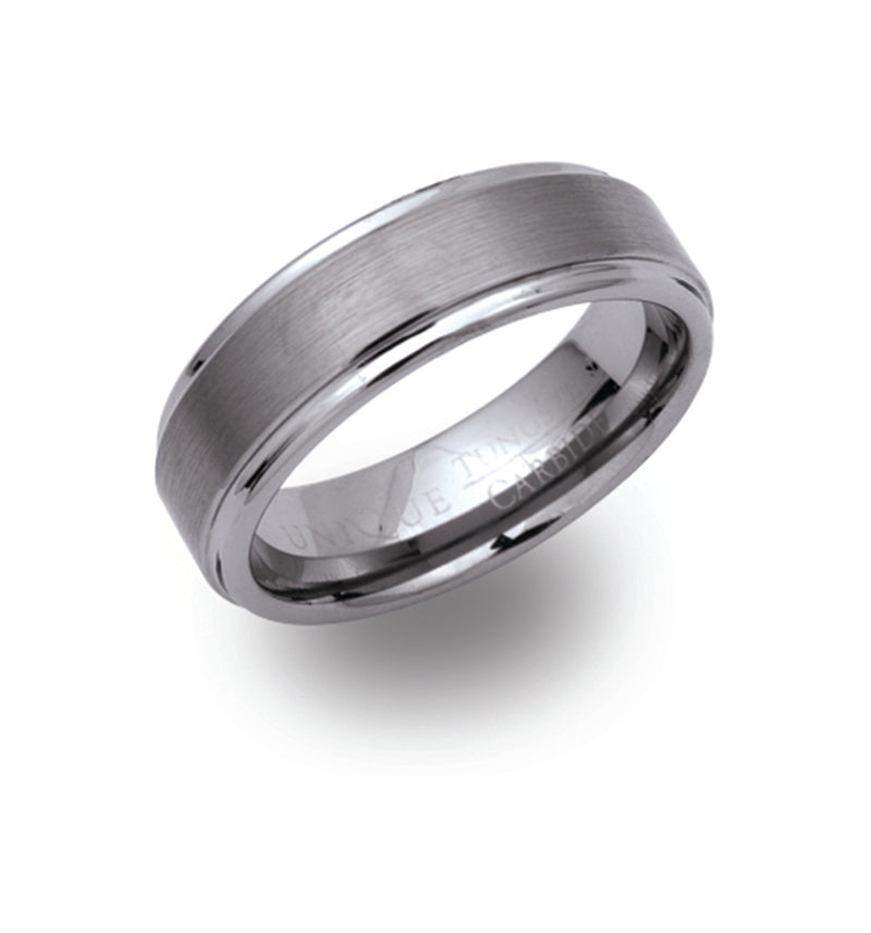 Unique & Co Tungsten Ring TUR-3 - Hamilton & Lewis Jewellery